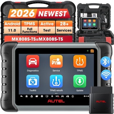 Autel MK808S-TS Pro KFZ Diagnosegerät Auto OBD2 Scanner ALLE SYSTEM TPMS RDKS