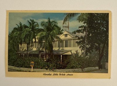 Vintage Postcard Florida's Little White House, Key West, Florida