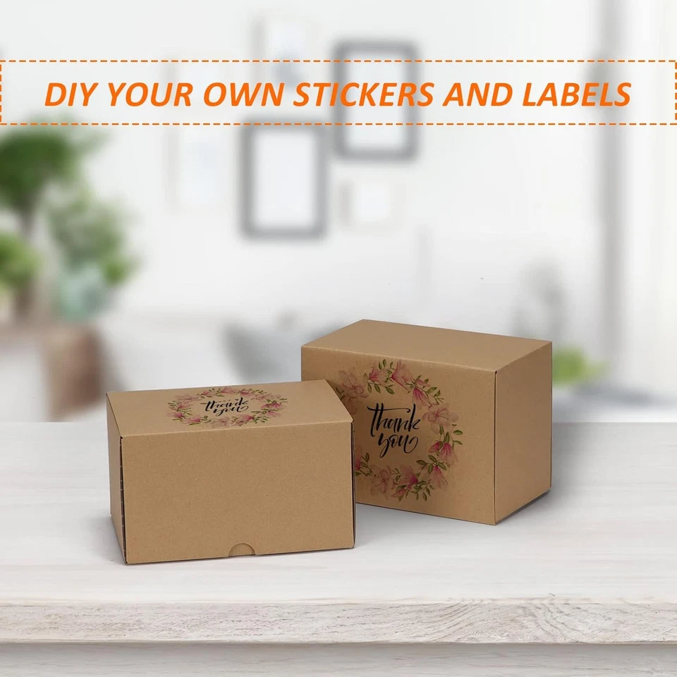 HORLIMER 7x5x4 inches Shipping Boxes Set of 25, Brown 7" x 5" x 4",  - Image 4 of 4