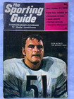 Dick Butkus 1970 The Sporting Guide Philadelphia Edition Army-Navy Howard Cosell — photo 1