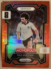 Paul Breitner 2026 Monopoly Prizm FIFA World Cup ORANGE GOLD Classic Icons MINT