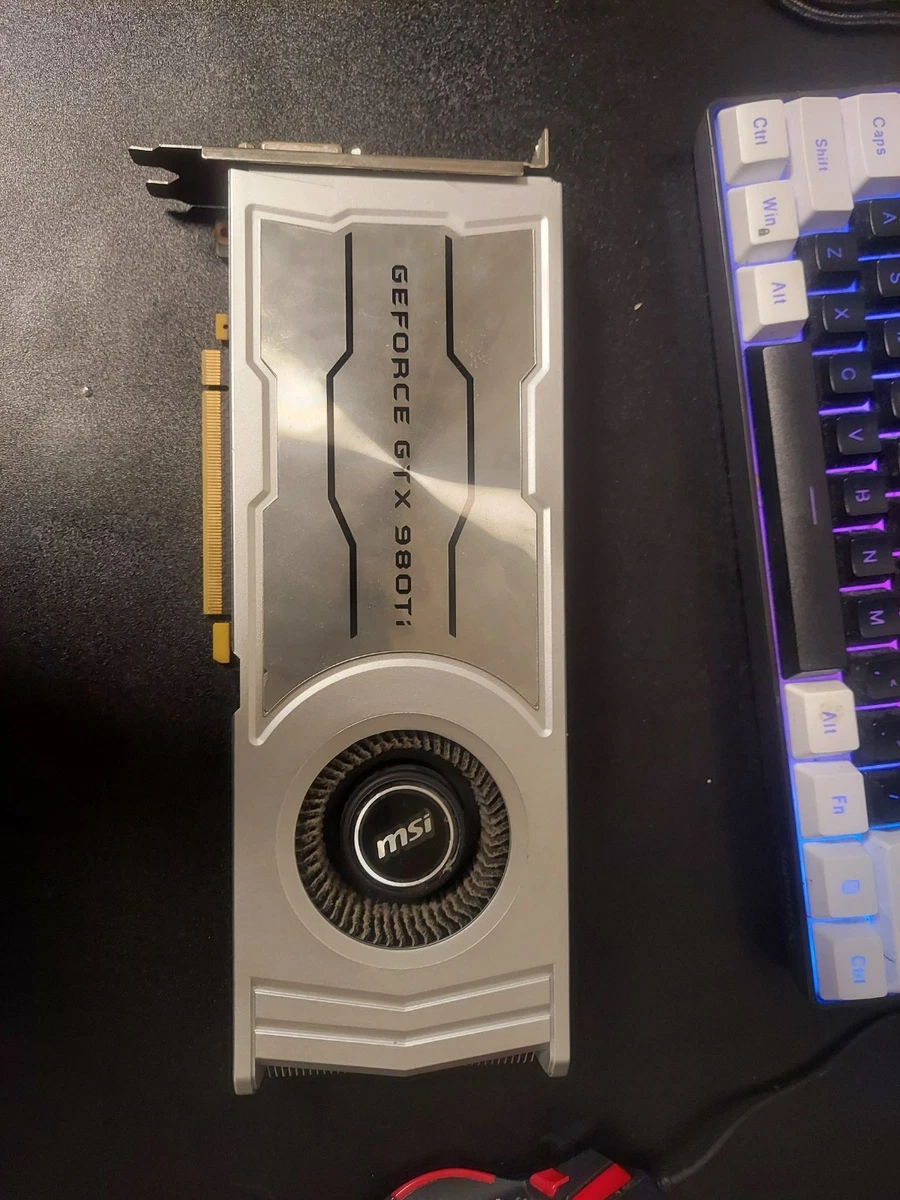 MSI NVIDIA GeForce GTX 980 Ti 6 GB Memory Computer Graphics Cards