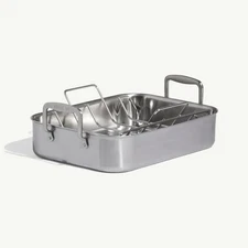 Roasting Pan/Stainless Clad-FREE SHIP