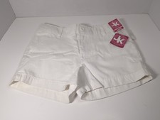 J. Crew Khaki Shorts Girls 10 Cotton Adjustable Waist M37