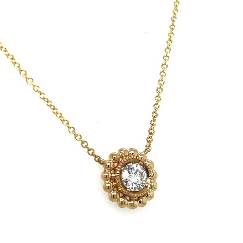 Natürlicher Solitär Diamant Anhänger 0,45 Karat - Bild 3 von 5