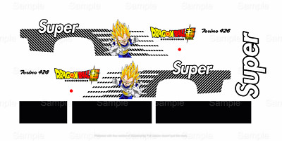 water slide for Hot wheels 1/64 Decals for '69 Ford Torino Talladega HYP BRT 137