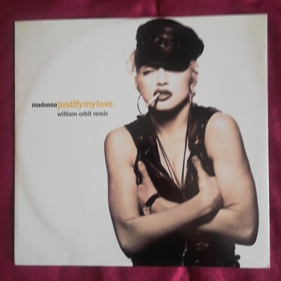Madonna. Justify My Love. Mix Englischer Druck. 3 Spuren. Neu. Jahr 1990.