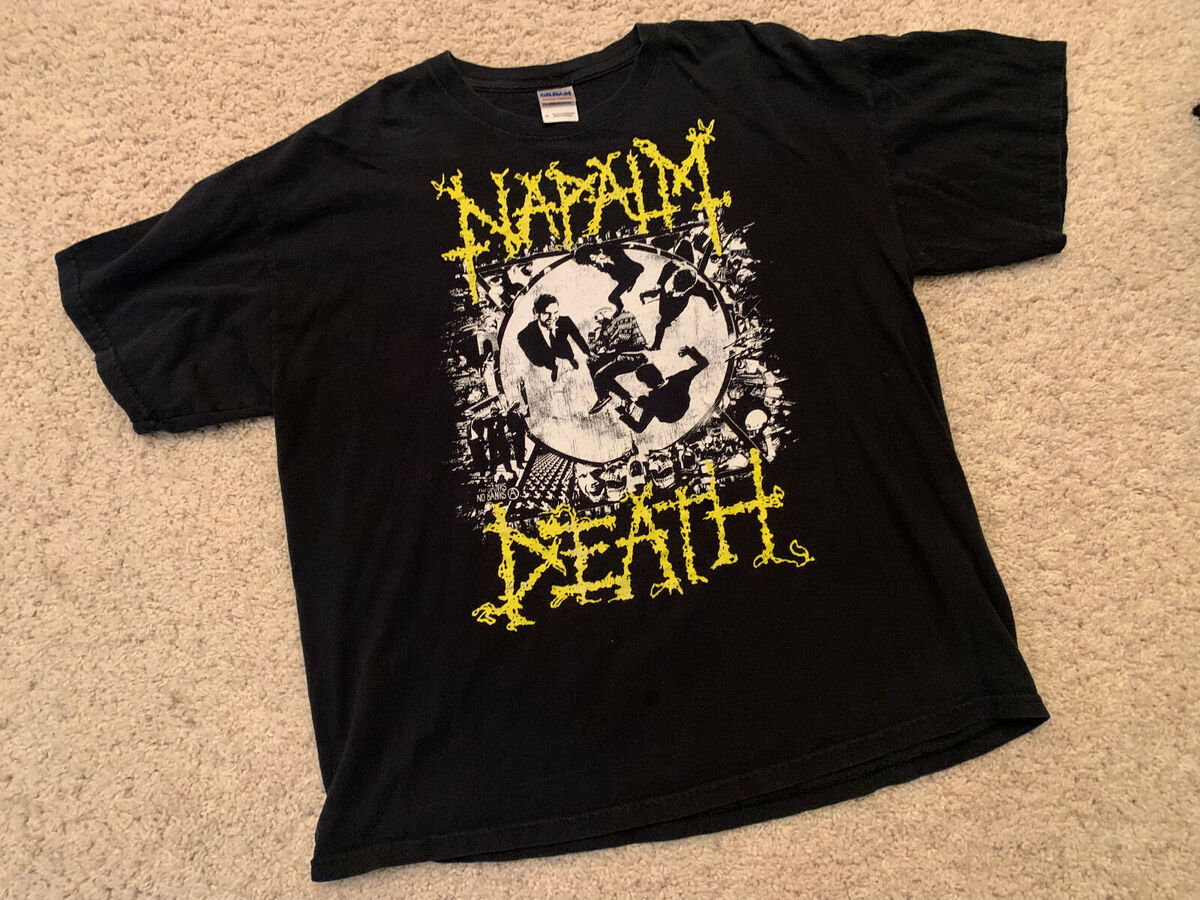 【希少】NAPALM DEATH life 80年代オリジナル シャツ 希少】NAPALM DEATH life 80年代オリジナル シャツ