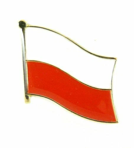 FAHNENMAX® Flaggen Pin Fahne Polen Anstecknadel Flagge
