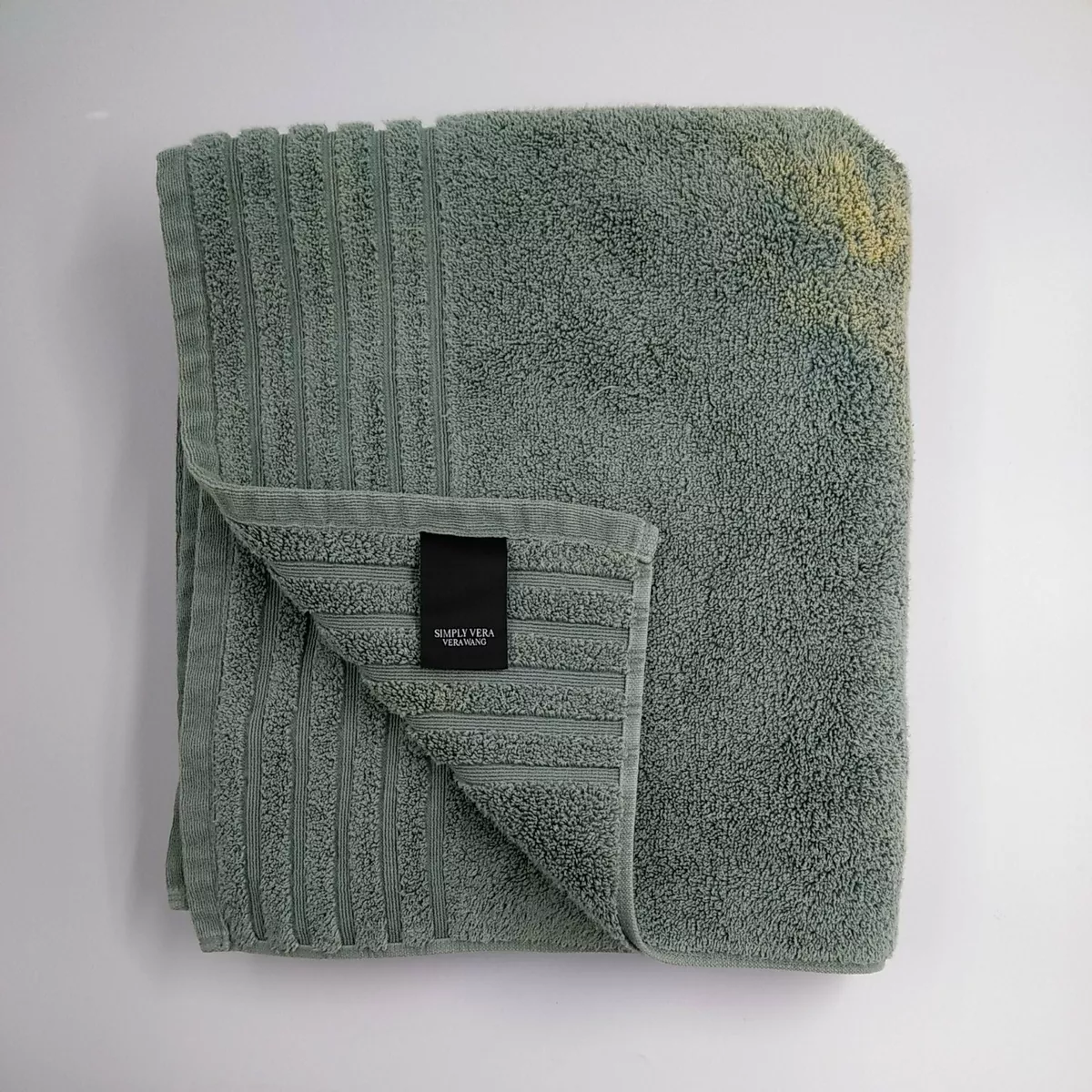 Simply Vera Wang Towel - Solid Green Bleached Bath Cloth Kohls - 29 x 54