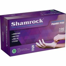 SHAMROCK INDUSTRIAL POWDER FREE GLOVES 6mil - 100 Count