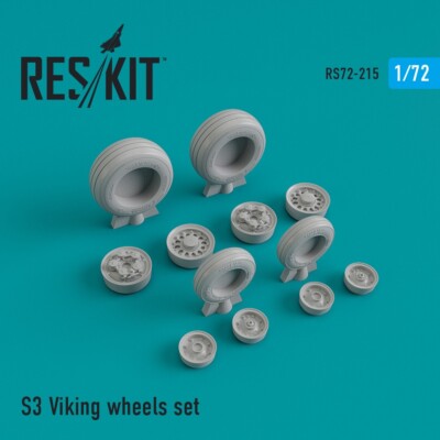 1/72 Reskit RS72-0215 Lockheed S-3 Viking wheels set