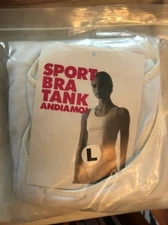 NOS Women's Andiamo Sport Bra Tank • Size Large  