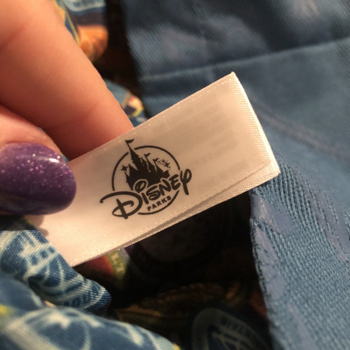 Walt Disney World 刺繍リュック 青 Walt Disney World Disney Parks Blue Backpack w/ Park Patches