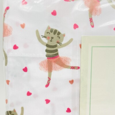 Dancing Ballerina Cats Full Sheet Set Kitten in Tutu  New Girls Kids Rule