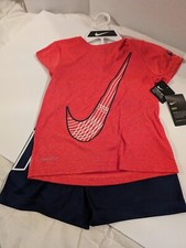 NWT Nike Boys 2 Piece Dri-Fit Short Set Size 7