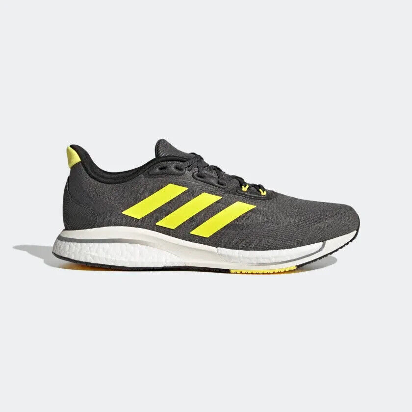 Кроссовки Adidas Supernova+ Grey Six/ Beam Yellow для бега GY8315 мужские, размер 9,5, Новые