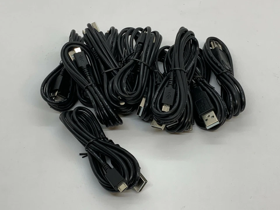 3 Pack 3FT USB 2.0 A Male to Micro B Male Data Sync Charger Charging Cable Cord - Image 3 of 3