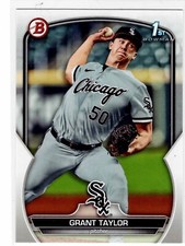 Grant Taylor Chicago White Sox 2023 Bowman Draft 1st Bowman