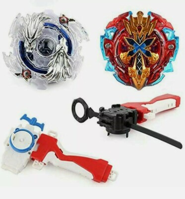 Bey Battles Burst 2 in 1 Metal Fight Tops With Launcher Grip & Gyro Set Toys