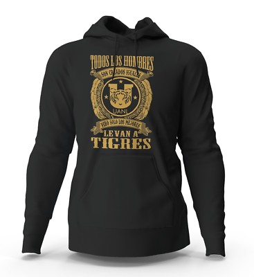 Solo  Los Mejores Le Van a Tigres Monterrey  Black Hooded Sweatshirt Hoodie 