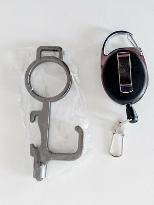 Anti No Touch Door Opener Tool Germ Key Antimicrobial Safe Copper