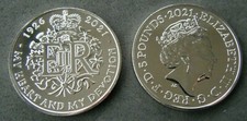 2021 BU &pound;5 Coin - HRH The Queen 95th Birthday Brilliant Uncirculated
