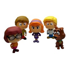 2021 McDonald  s Happy Meal Complete Set Scooby Doo Bobble Head Toys Fred Thelma