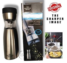 Sharper Image Gravity Activated Pepper Mill Stainless steel New Boxed