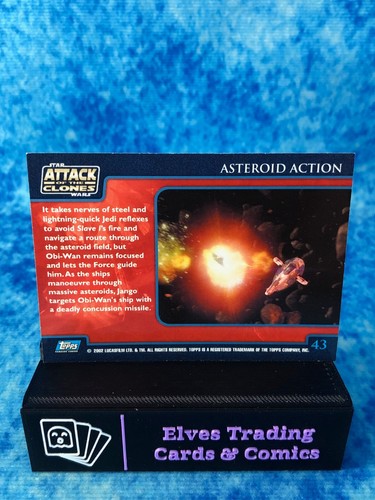 Star Wars: Attack of the Clones UK SINGLE Non-Sport Trading Card by Topps 2002 - Picture 76 of 176