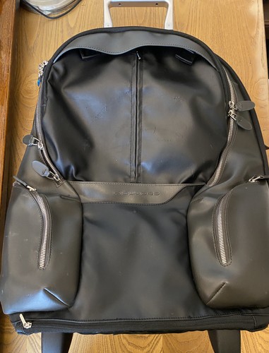 Piquadro Trolley Da Cabina Pelle Coleos Casual Nero Porta PC e iPad | eBay