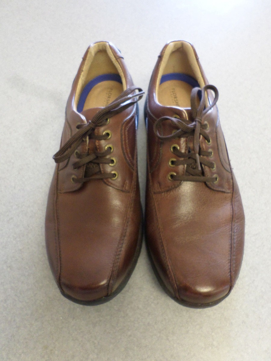Florshem Comfortech Brown Leather Oxfords Comfortable Shoes | Florsheim Comfortech Featuring Ortholite  main image 4