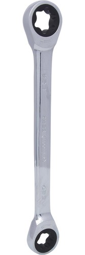 KS Tools 518.0861 Clé Polygonale Torx E6xE8 Chrome Vanadium - Gamme Chrome Plus