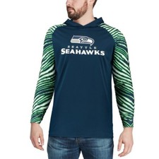 Seattle Seahawks NFL Men's Zubaz Team Logo Lightweight Hoodie