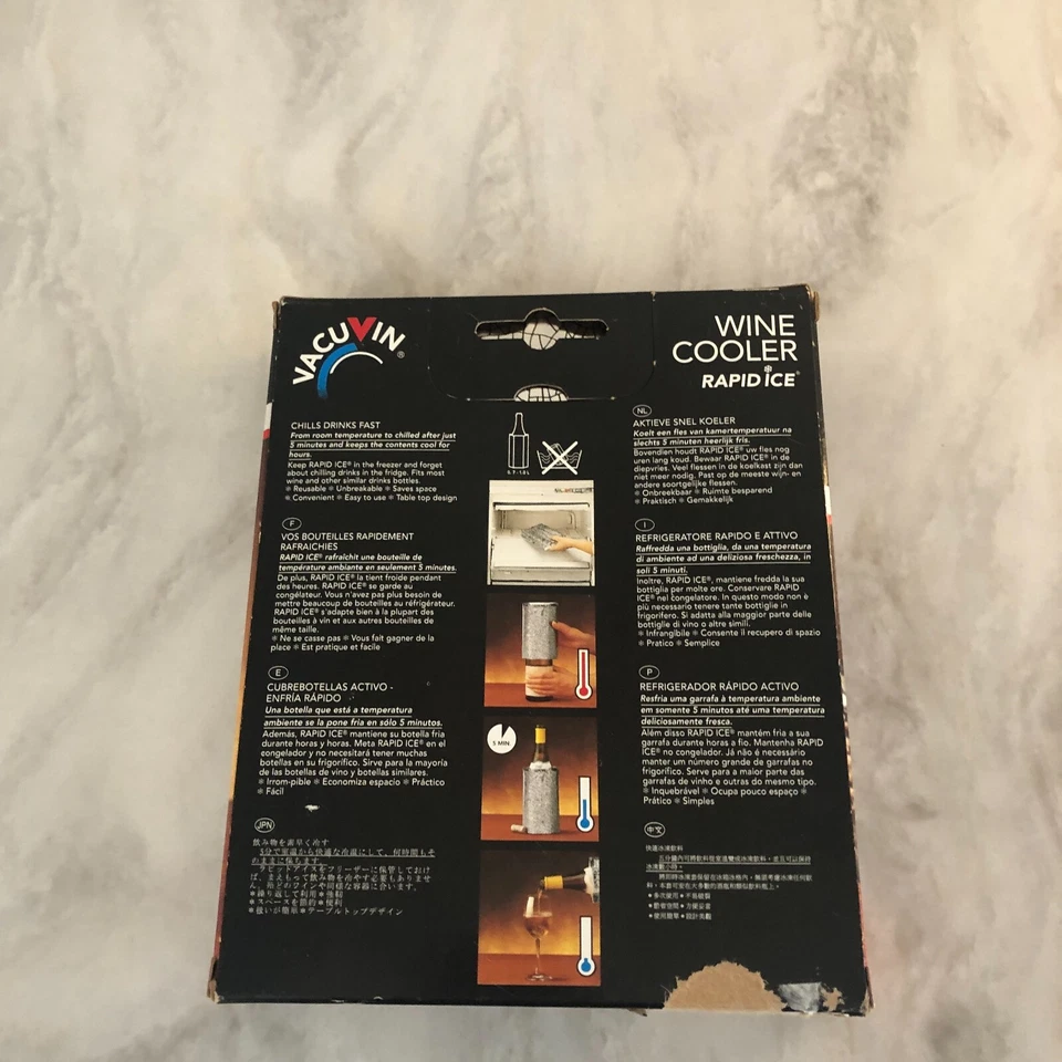 Enfriador de vino Vacuvin Rapid Ice - ENFRÍA BEBIDAS RÁPIDO - NUEVO - LEE DESCRIPCIÓN A CONTINUACIÓN Foto 2 de 2