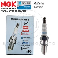 Set 10X Kerzen NGK CR8EKB Original Piaggio Beverly Rst 4T 4V Ie 125 2010 2011