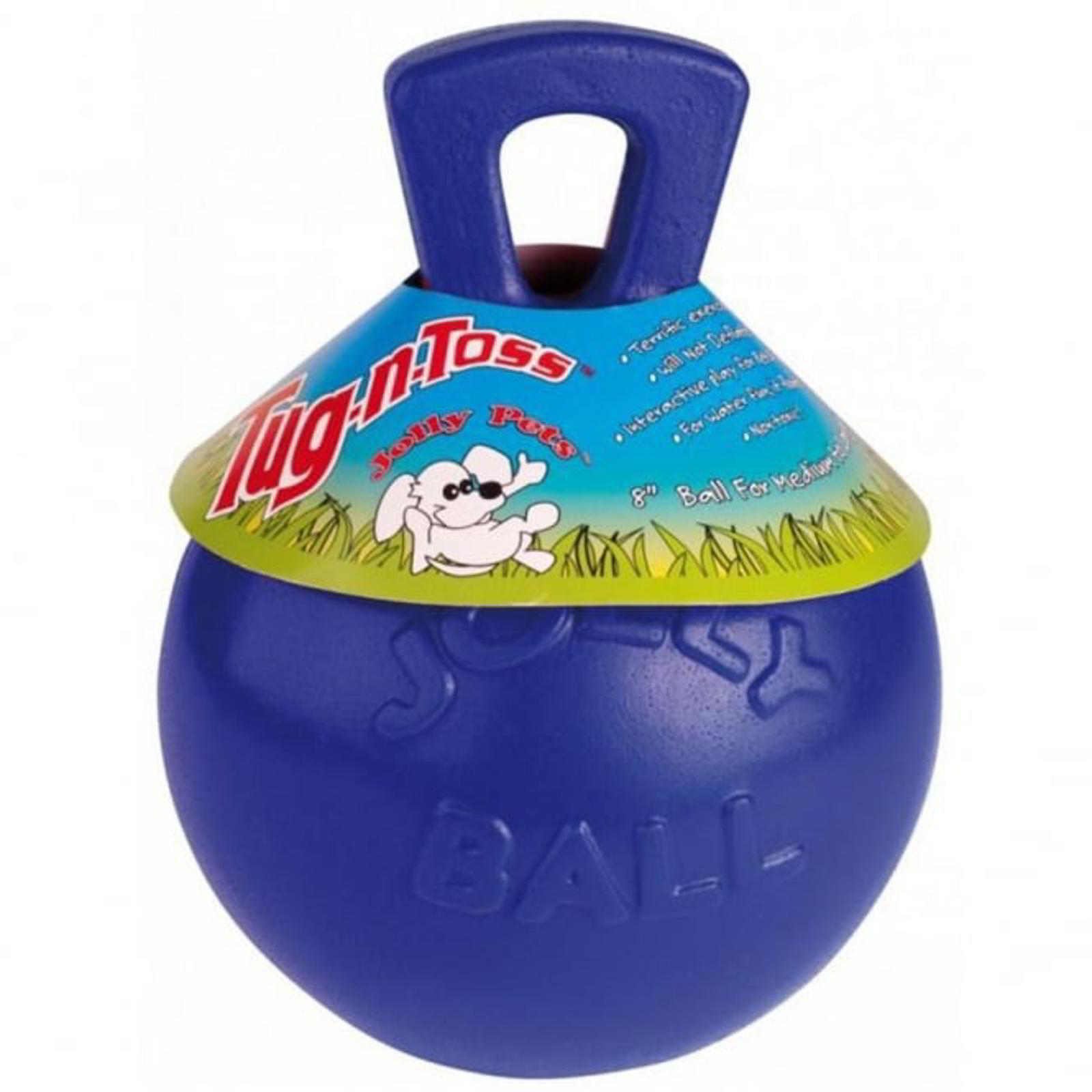 Horsemen's Pride Jolly Ball Tug-N-Toss - Blue