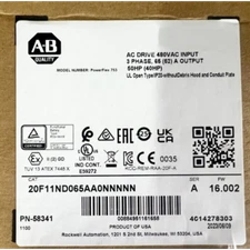 20F11ND065AA0NNNNN Allen‑Bradley VFD 40HP HD 480V Frame 4 IP20