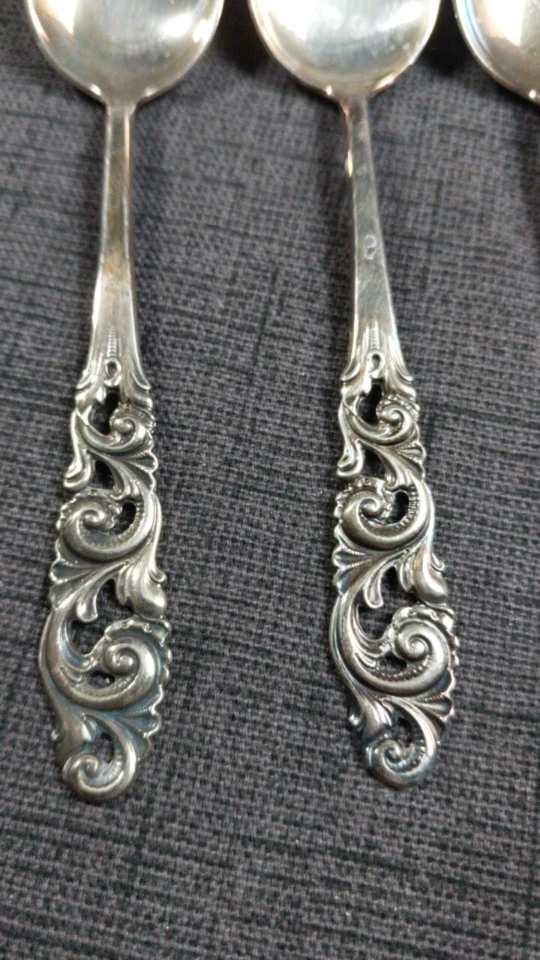 (5) David-Andersen sugar spoons from Norway - Vintage - In Original box - Image 3 of 4