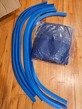 Billiard Cloth for 8 ft Pool Table Pre Cut Felt with 6 Cloth Strips and 6 Poo...