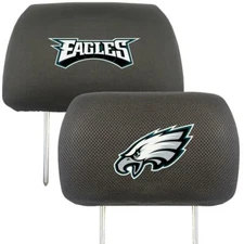 Philadelphia Eagles NFL Headrest Covers ( 2-Pack ) Fanmats