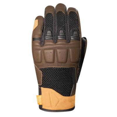 Racer Ronin Short Motorcycle Gloves - Sand/Black