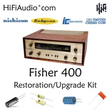 Fisher 400 restoration recap repair upgrade rebuild kit filter capacitor