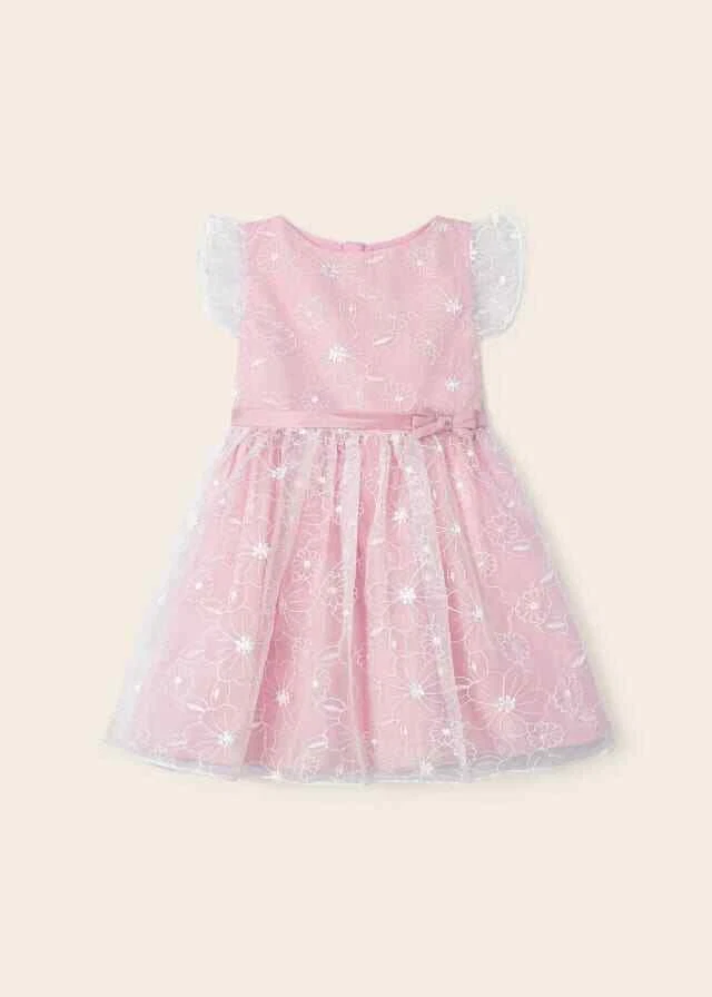 ABITO ABITI VESTITO CERIMONIA BAMBINA MAYORAL 3911 ROSA ORIGINALE