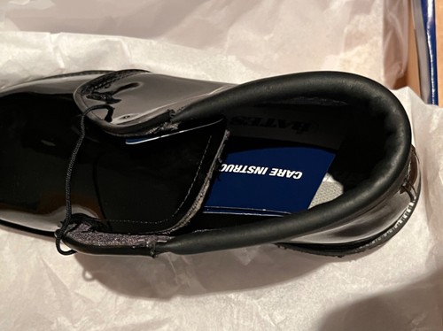 Nuevas en Caja Botas Chukka Bates Lites Negras Alto Brillo Hombre’s Modelo E00053 - Imagen 9 de 15