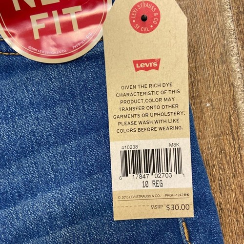 Levi’s jegging blue skinny stretchy girls Sz 10 Regular NWT - Picture 4 of 5