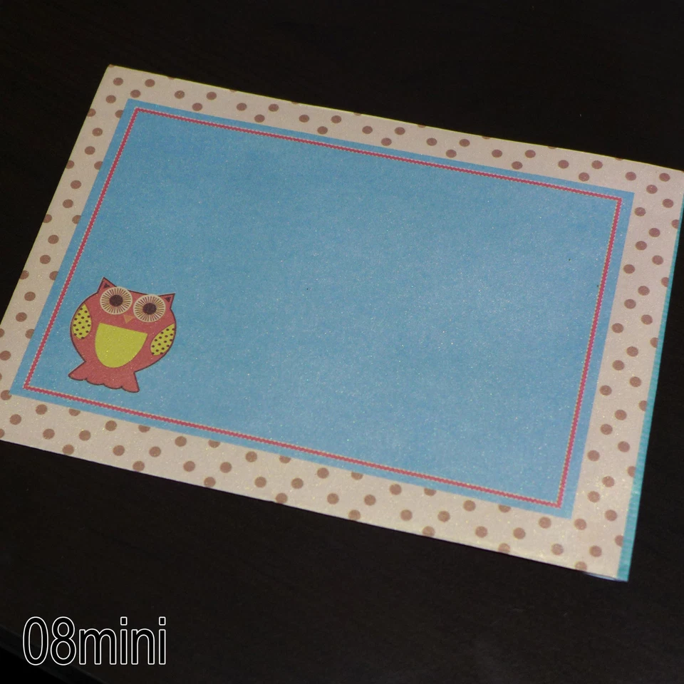 NEW Lot 3 Handcraft 3D OWL Bird Blank Greeting CARDS +Envelopes NWT-Teacher Card - Image 4 of 4
