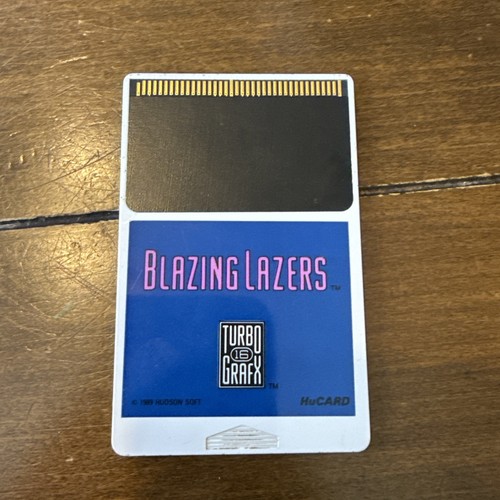 Turbografx 16 Blazing Lazers Video Game Only Tested Working HuCard Turbo Grafx - Picture 1 of 2