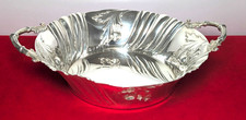 800 Fine Sterling Silver European Candy Dish,  5-7/8'' Diameter, 1-1/2'' High