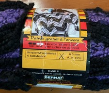 Bernat Purple Blankets/Throws Crocheting Knitting Yarns for sale